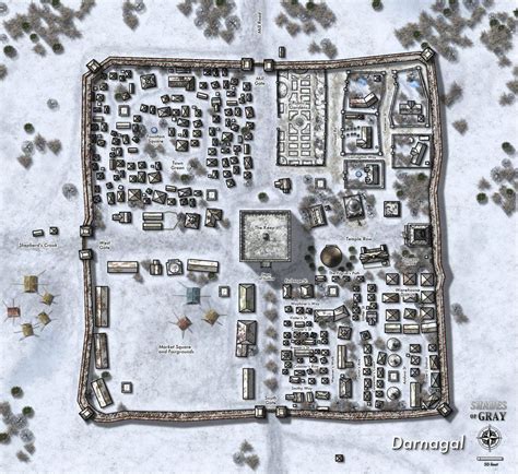 Darnagal In Winter By Hero339 On Deviantart Fantasy City Map Fantasy