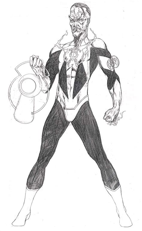 Sinestro Sheets Coloring Pages