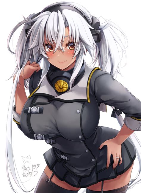 Musashi And Musashi Kai Ni Kantai Collection Drawn By Mashiro Yukiya Danbooru