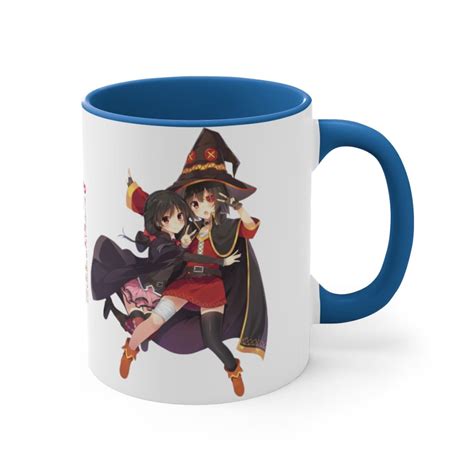 Konosuba Megumin Accent Anime Coffee Mug 11oz Konosuba Kazuma Etsy