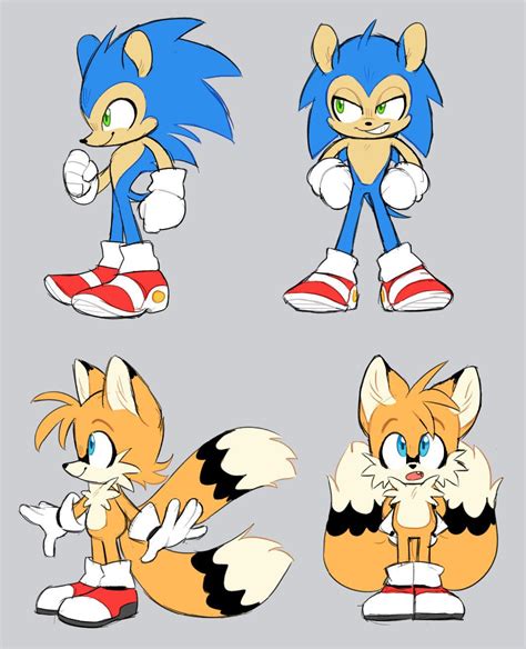 Sonic And Tails Redesign Sonicthehedgehog