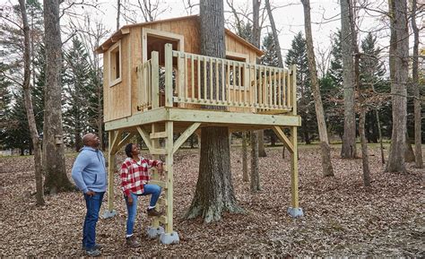 How To Build A Treehouse In One Tree Builders Villa