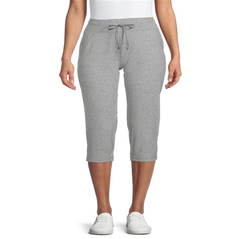 Athletic Works Women S Athleisure Core Knit Capri Pant Ebay