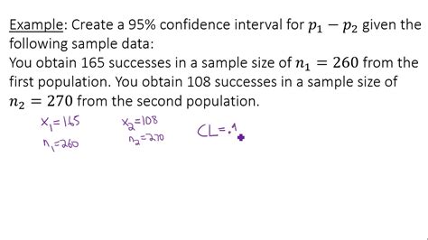 Two Sample Confidence Intervals For Proportions Youtube