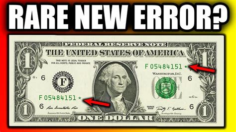 Rare Dollar Bills Worth Money Sold In Youtube