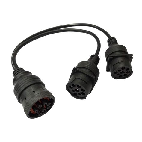 Buy Dalagoo J1939 Splitter Y Cable 9 Pin Type1 Deutsch Black Connector
