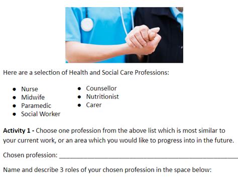 Skills And Qualities For Healthcare Level 2 Teaching Resources