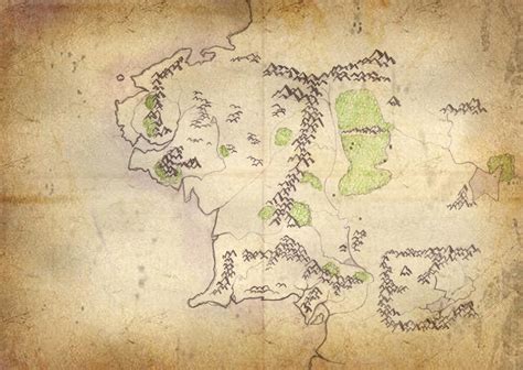 A Map Of Middle Earth By Trenar On Deviantart Vrogue Co