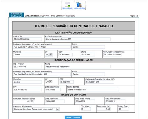 Calculo Rescisão Do Contrato De Trabalho Online Br