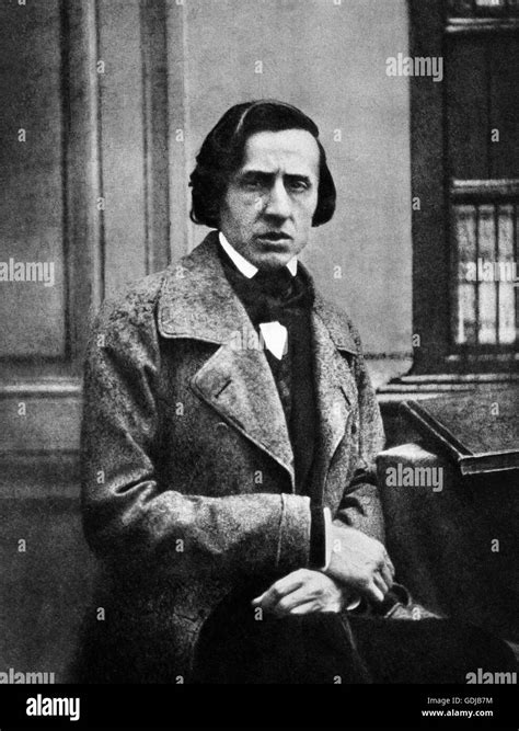 Chopin Portrait Of The Polish Composer And Pianist Frédéric Stock