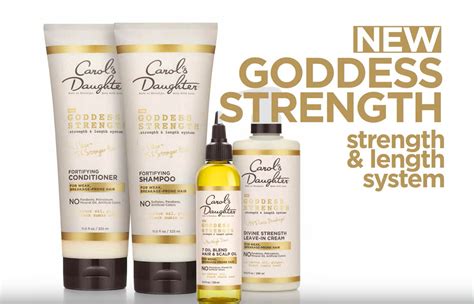 Carols Daughter Goddess Strength 4 Full Size Products Hair Care Set