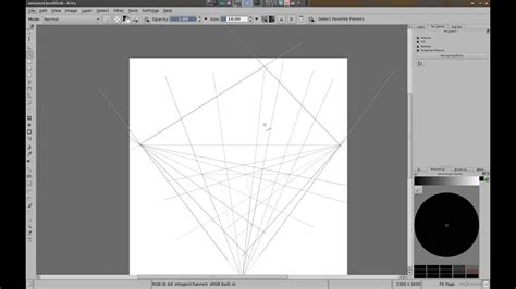 Krita Setting A 3 Point Perspective Youtube