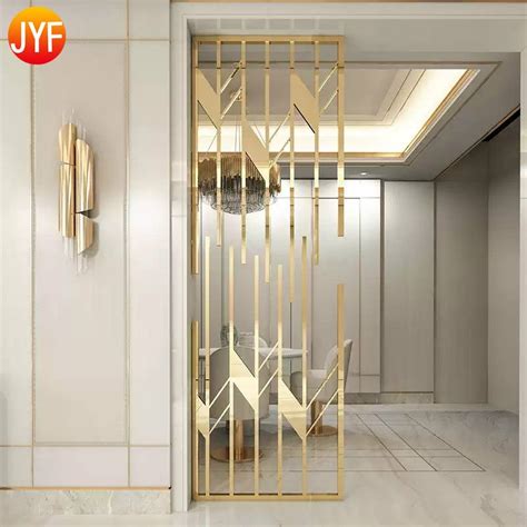 Carve Stainless Steel Metal Home Partition Furniture Demountable