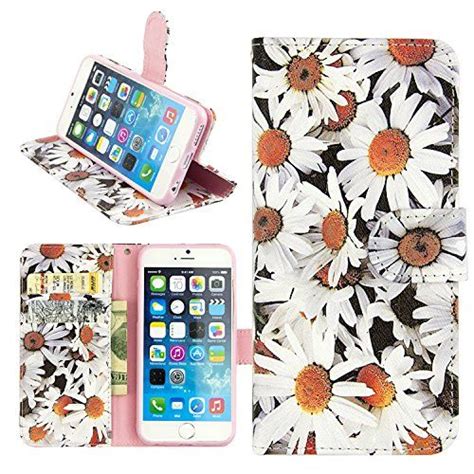 Iphone 6 Case Dimaka Floral Pattern Flower Wallet Case With Flip Stand Card Slots Cash