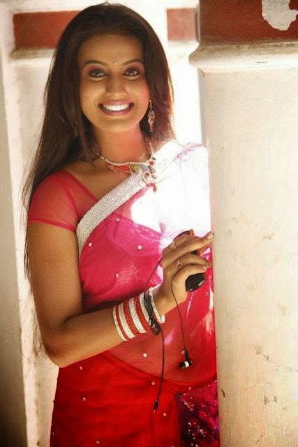 Actress Akshara Singh In Pink Saree Stylish Designer Sareeslehengas