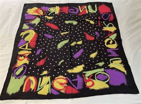 Emanuel Ungaro Vintage Silk Scarf Gem