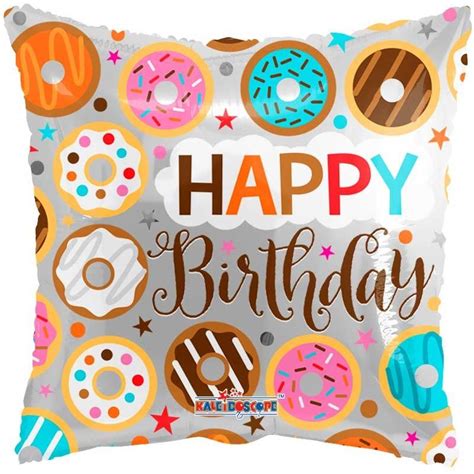 Happy Birthday Donuts 18 Inch Apac Eu