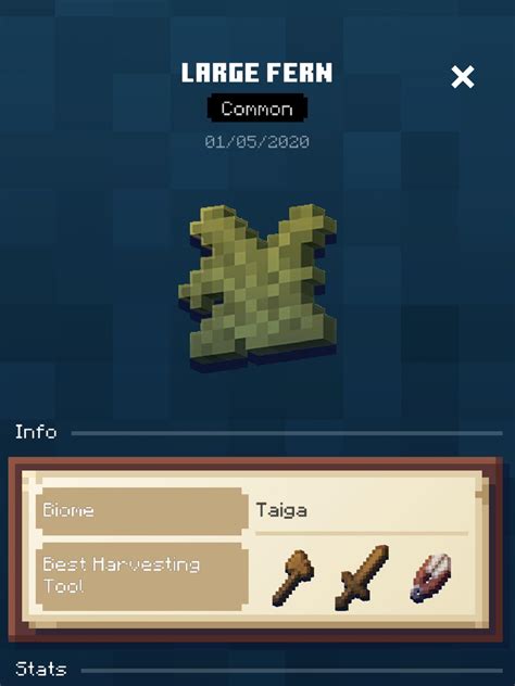 New features revealed in live demo at apple's wwdc. Just got large fern in the journal ;) : Minecraft_Earth