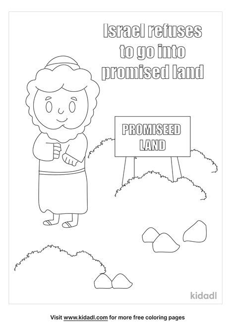 Free Israel Refuses To Go Into Promised Land Coloring Page Coloring
