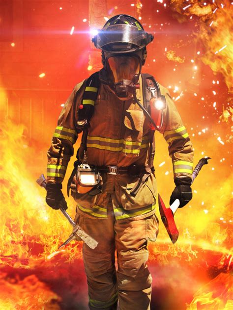 Flames Firefighters Stock Photo Free Download