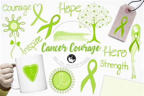 Cancer Courage Graphic by Prettygrafik · Creative Fabrica