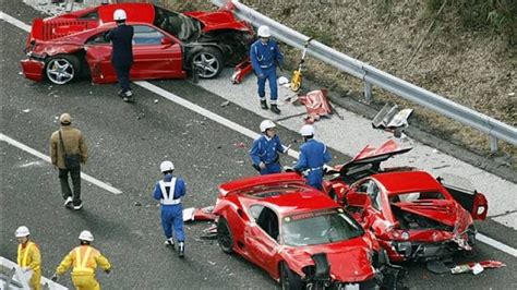 8 Ferraris Lamborghini Smashed In Japan Crash Cbc News