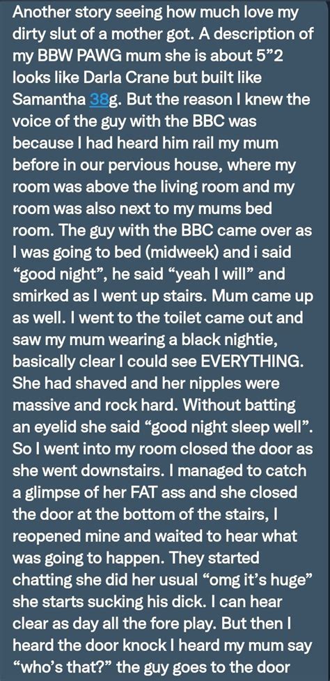 Pervconfession On Twitter More From The Guy Whose Mom Is A Bbc Slut