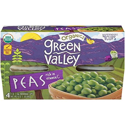 Green Valley Organics Cut Green Beans Single Serve 4