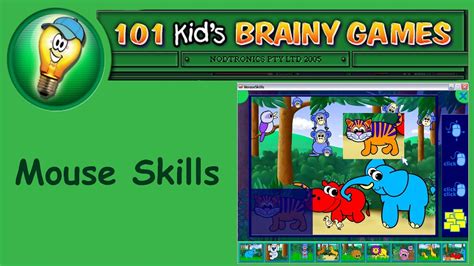 101 Kids Brainy Games Mouse Skills Youtube
