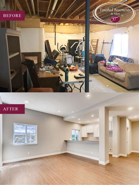 5 Basement Remodel Before And Afters Sheffield Homes Finished Basements