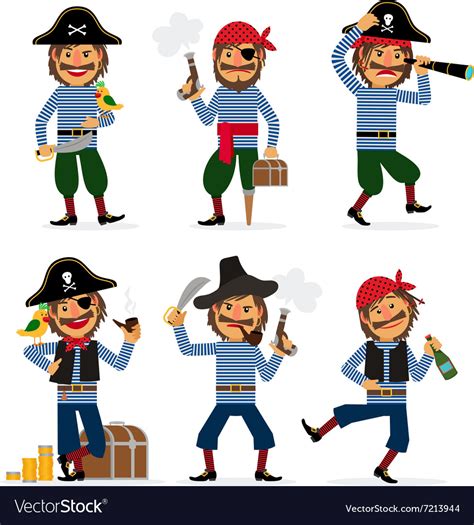 Pirate Cartoon Characters