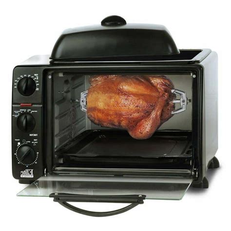 Rotisserie Grill Electric Roaster Oven Convection Toaster Kitchen
