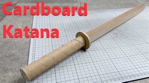 How To Make A Diy Cardboard Sword Youtube