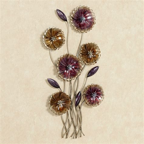 490 results for flower metal wall decor. Charming Floral Metal Wall Art