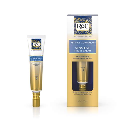 Roc Roc Retinol Correxion Anti Aging Sensitive Skin Night Cream 1 Fl