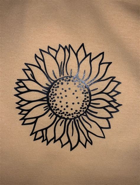 Custom Sunflower Graphic Tee Sunflower T Shirt Womans Etsy