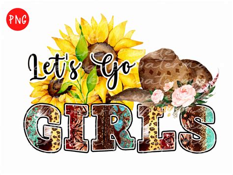 Country Girl Png Lets Go Girls Cowboy Graphic By Deenaenon · Creative