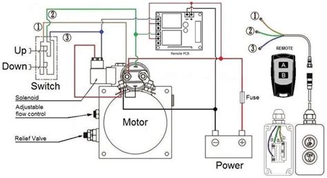 How To Wire A Hydraulic Pump Hydraulic Diagram Wiring Power Double