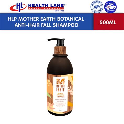 Hlp Mother Earth Botanical Anti Hair Fall Shampoo 500ml Shopee Malaysia