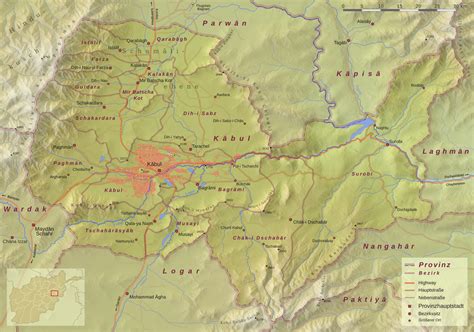 Afghanistan map for free download. Kabul: Prices, costs by topic & local tips • 2021 The Vore