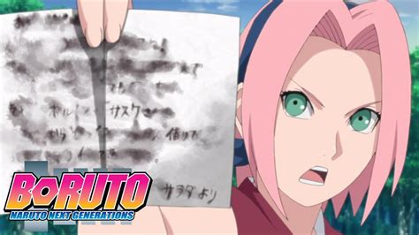 Young Sakura Confronts Boruto Boruto Naruto Next Generations Youtube
