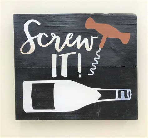Funny Wine Wooden Sign My Community Made