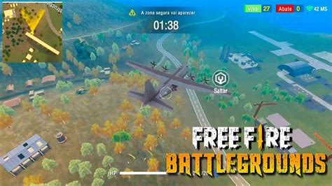 Free fire is the ultimate survival shooter game available on mobile. FREE FIRE : BATTLEGROUNDS - MINHA PRIMEIRA VEZ JOGANDO ...
