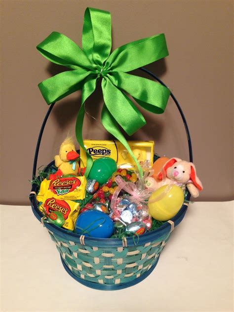 Ginas T Baskets — Large Easter Basket Blue 5000 Contains 2