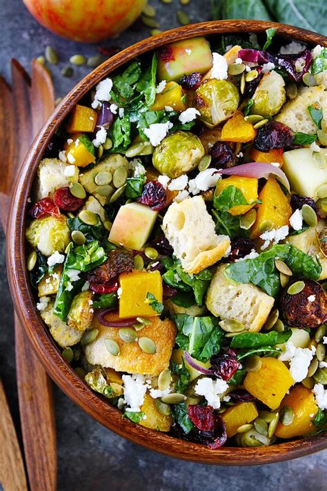 Fall Panzanella Salad Recipe Autumn Salad Recipes Autumn Salad