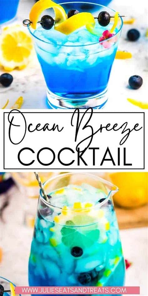 Ocean Breeze Cocktail Single Serving Or Pitcher Julie S Eats And Treats