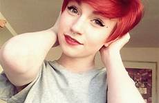pixie short red hair cut girl haircuts cute haired color cuts guys yes bright tumblr bangs haircut valentines style girlsaskguys