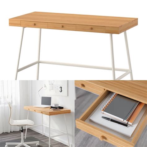 A space where creativity blooms IKEA LILLASEN desk | Desk in living room, Home office ...