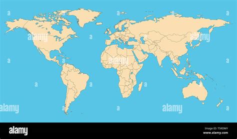Mapa Del Mundo Con Los Países De Las Fronteras Worldmap Antecedentes