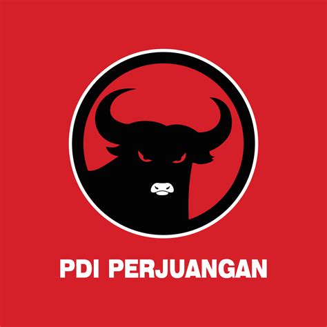 PDI Logo Design Banner PDI Logo Icon With Red Background 23826371